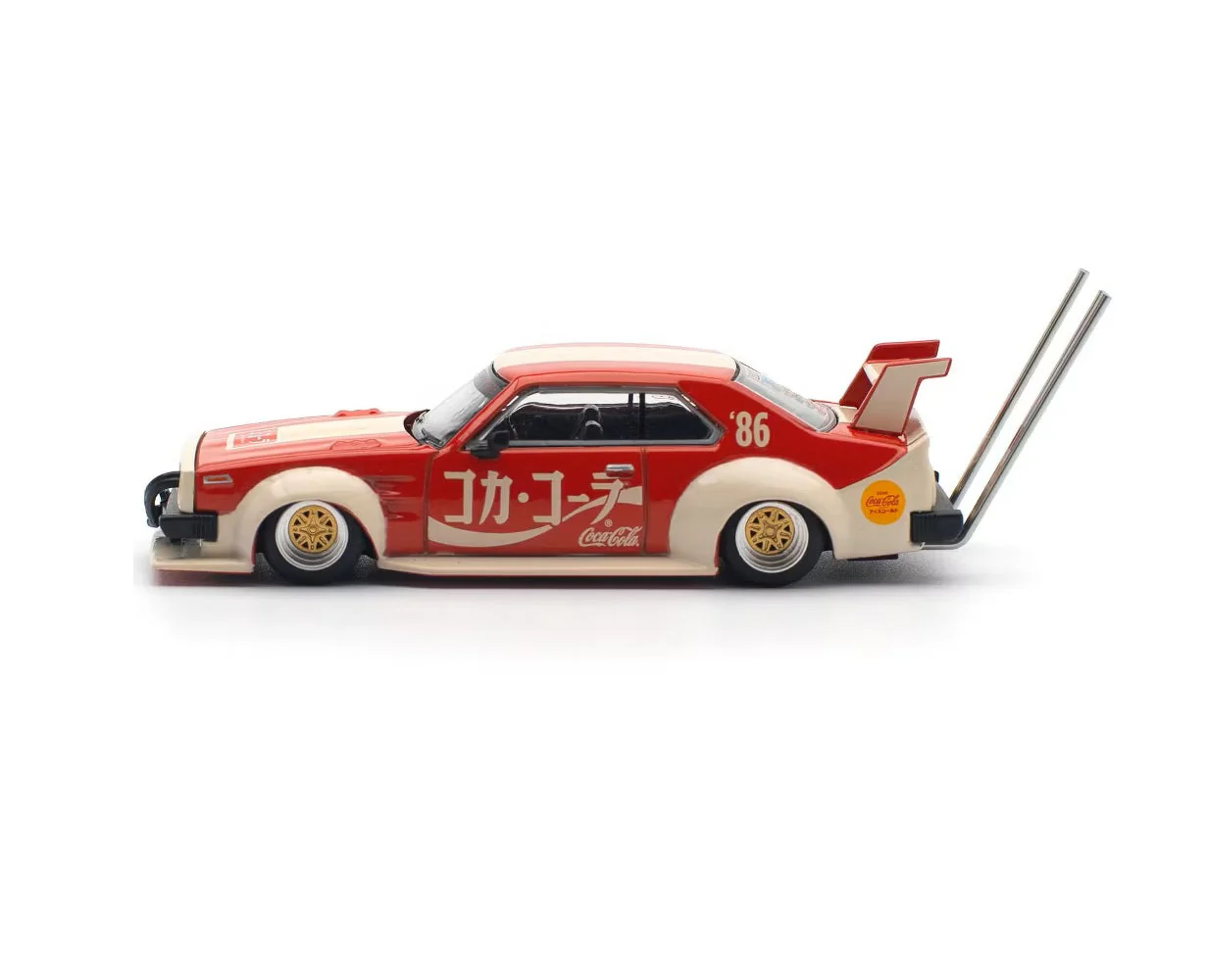Pop Race - Skyline GT-R V8 Drift "Hakosuka" Coca Cola (Japan) - Scala 1/64 PR64-135 - Image 5