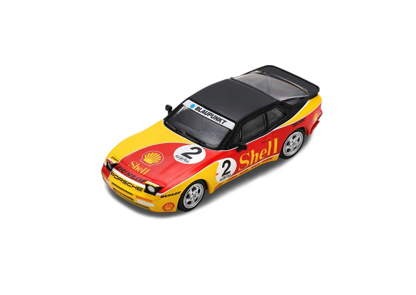 Spark Model - Porsche 944 Shell Turbo Cup #2 & Adler Von Tirol (Upright headlights) - Scala 1/64 YCOMBO64003 - Image 5