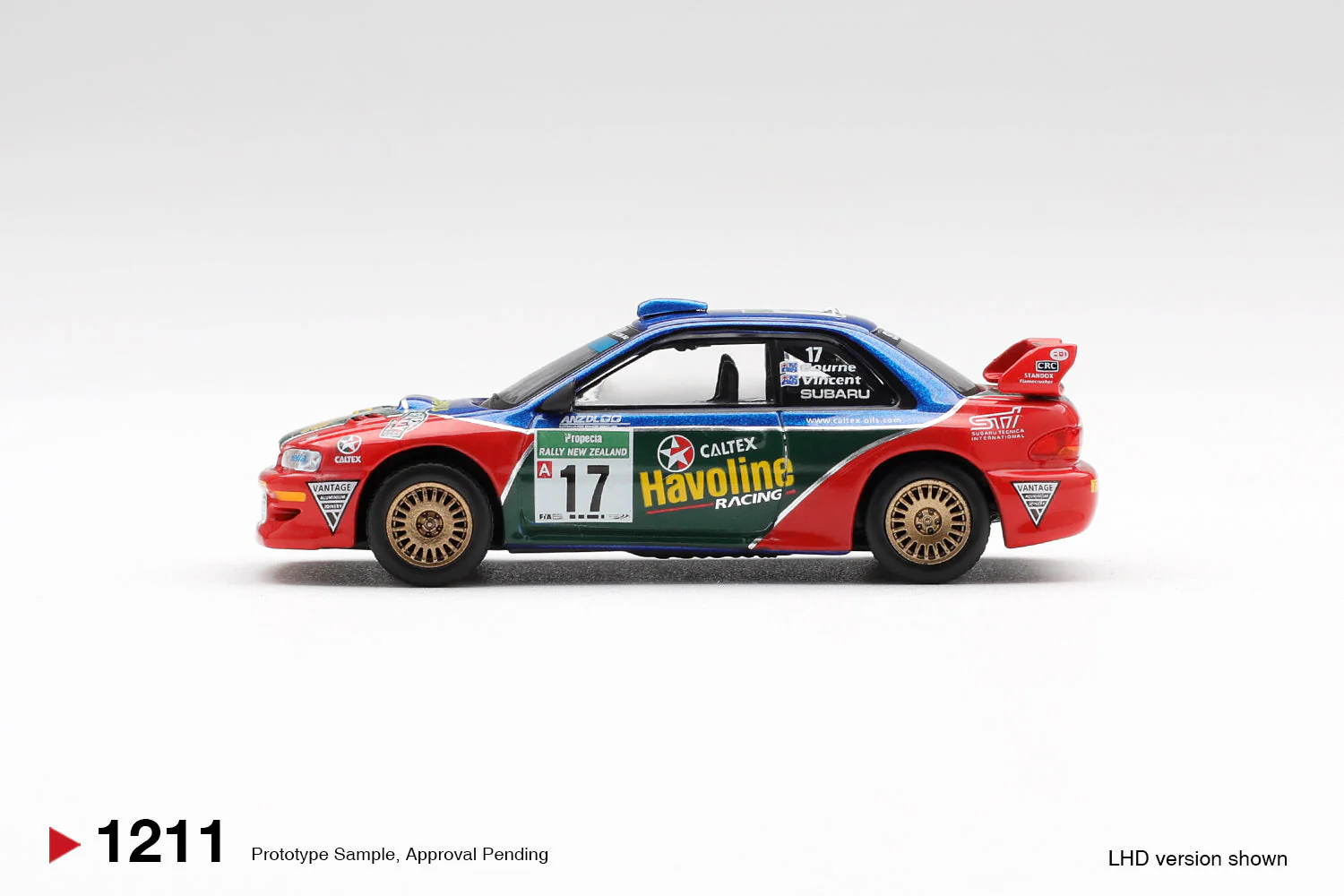 [PRE-ORDER] - Mini GT - Subaru Impreza WRC98 #17 Rally New Zealand 2000 - Scala 1/64 MGT01211-L - Image 3