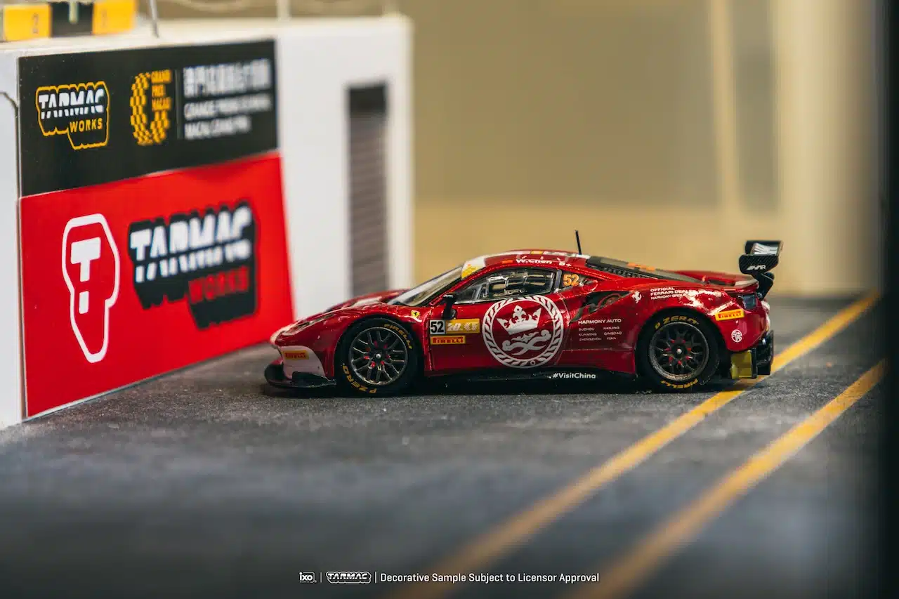 Tarmac Works - Ferrari 488 GT3 Macau GT Cup – FIA GT World Cup 2023 Harmony Racing Chen Weian - HOBBY64 - Scala 1/64 T64-072-23MGP52 - Image 3