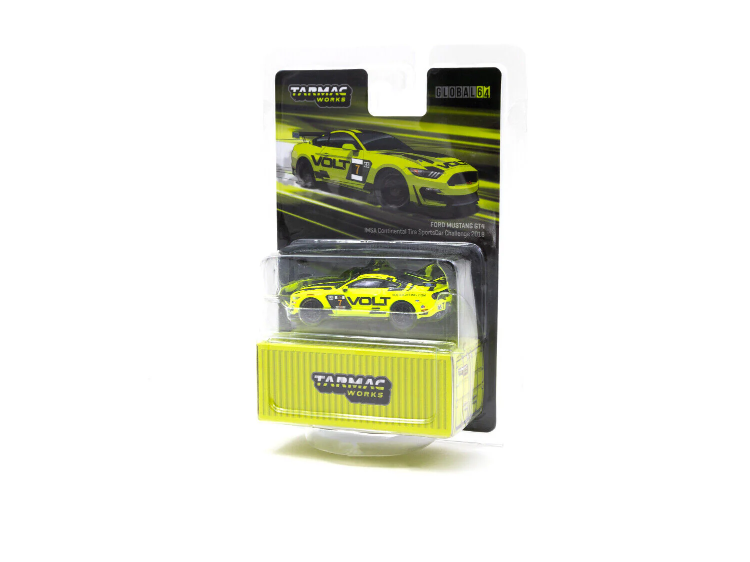 Tarmac Works - Ford Mustang GT4 IMSA Continental Tire SportsCar Challenge 2018 - Global64 - Scala 1/64 T64G-011-IMSA - Image 4