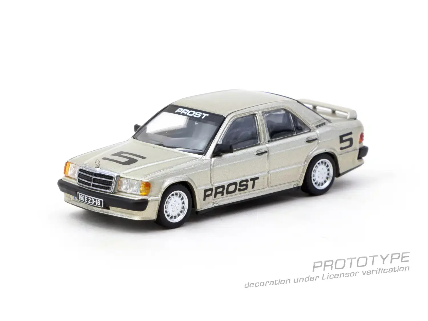 Tarmac Works - Mercedes-Benz 190 E 2.3-16 Race of Champion 1984 Alain Prost - GLOBAL64 - Scala 1/64 T64G-047-84ROC05 - Image 2