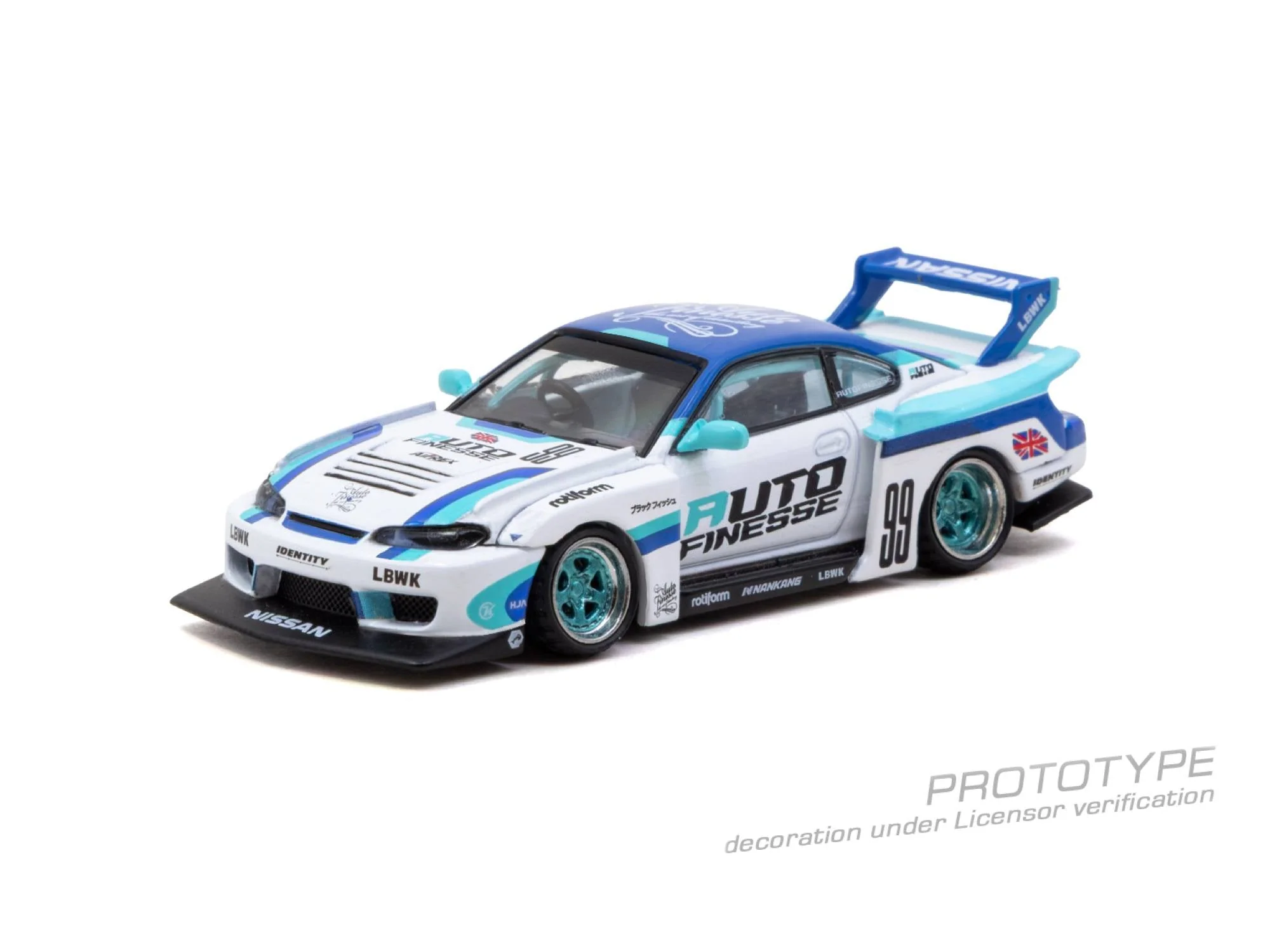 [PRE-ORDER] Tarmac Works - Nissan Silvia (R34) LB Super Silhouette AUTO FINESSE 2025 - HOBBY64 - Scala 1/64 T64-091-AF - Image 2