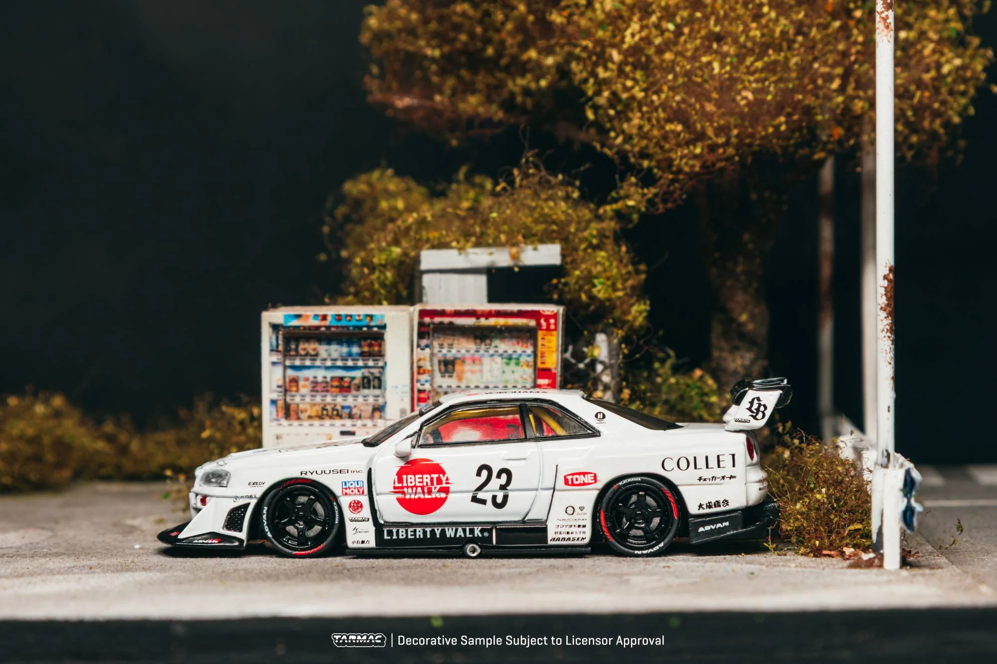 [PRE-ORDER] Tarmac Works - Nissan Skyline GTR (R34) LB Super Silhouette COLLET 2025 - HOBBY64 - Scala 1-64 T64-104-WH - Image 5