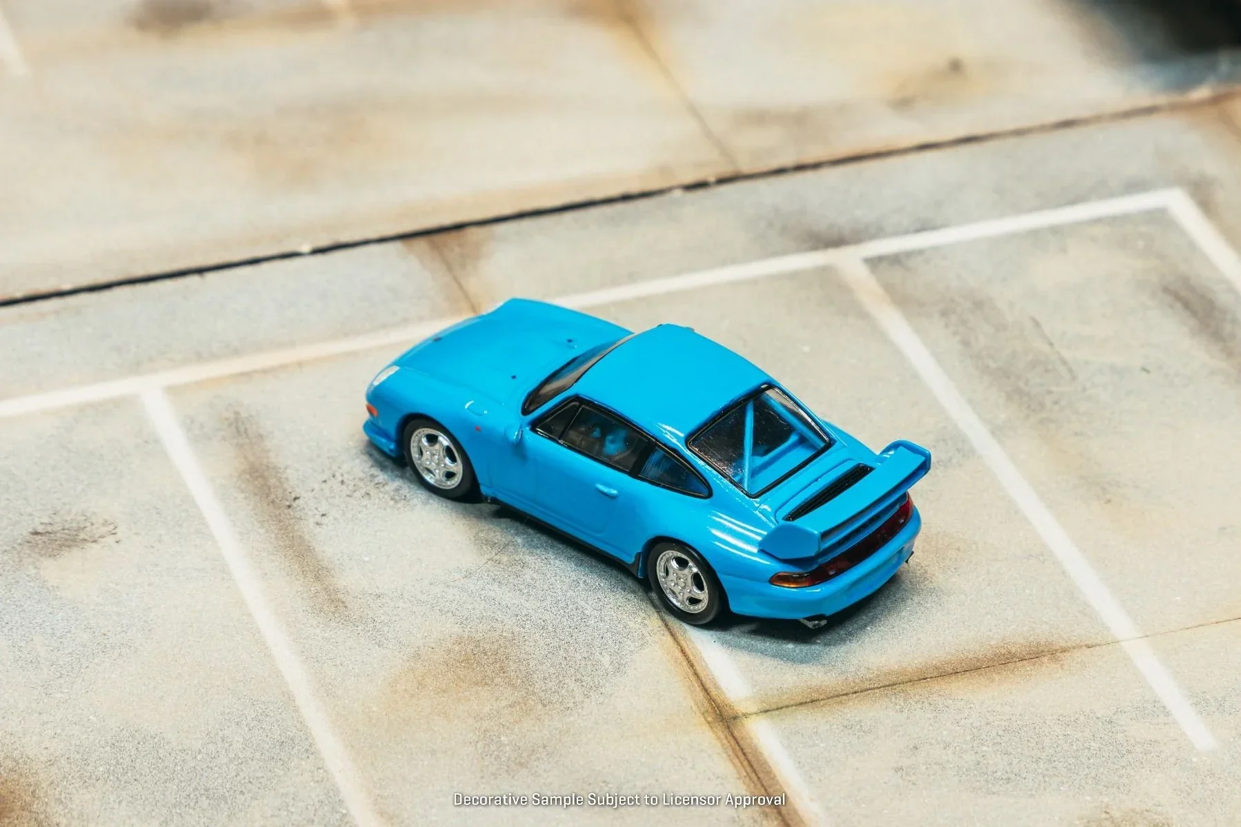 [PRE-ORDER] Tarmac Works - Porsche 911 (993) RS Club Sport Riviera Blue - COLLAB64 - Scala 1/64 T64S-021-RB - Image 3