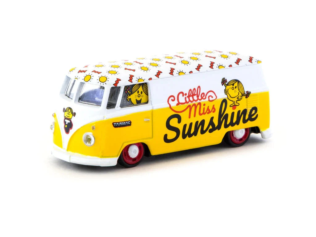 Tarmac Works - VW Type II (T1) Panel Van Mr.Men Little Miss Little Miss Sunshine - Scala 1/64 T64S-005-MMLM - Image 3