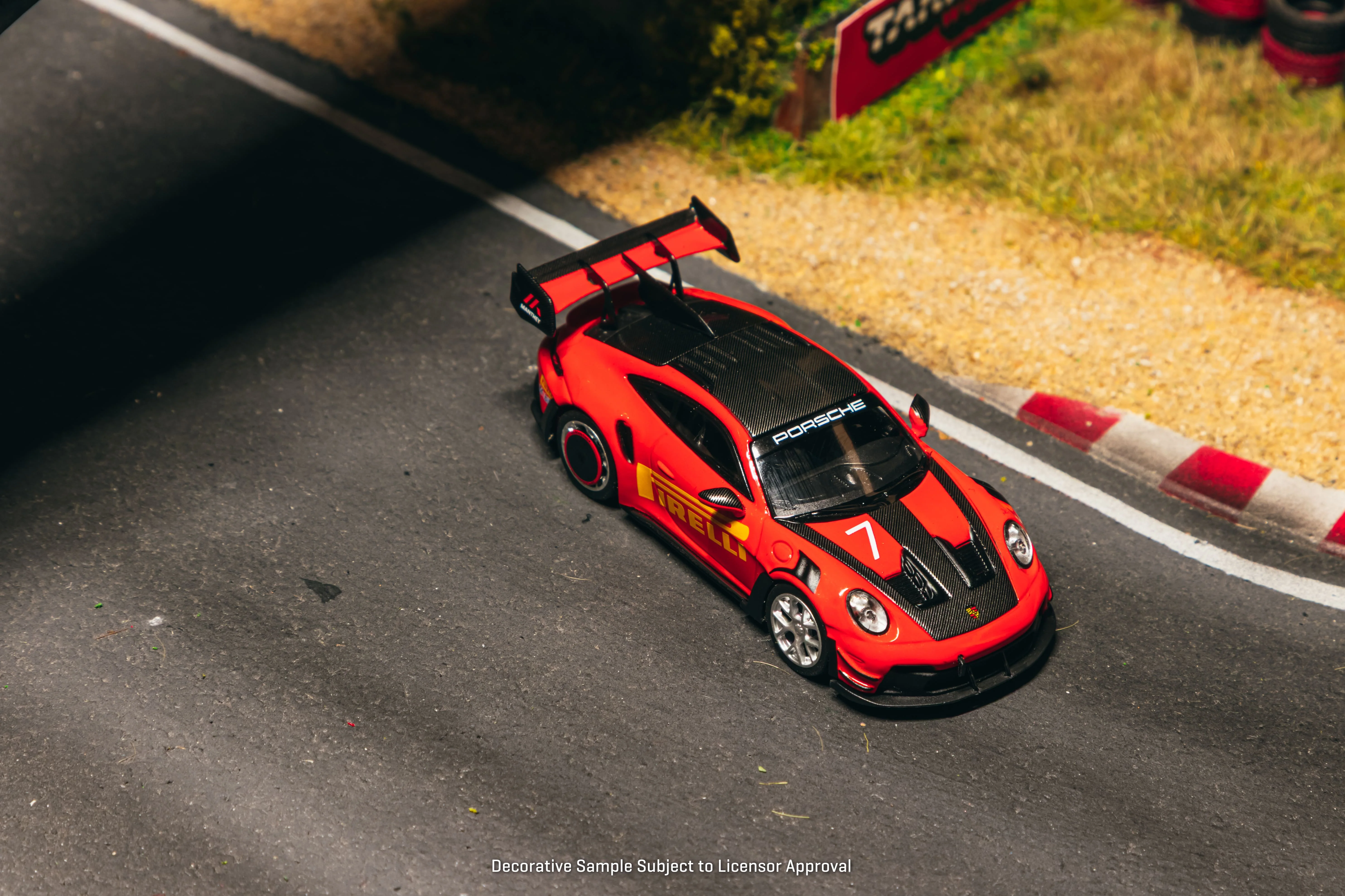 [PRE-ORDER] Tarmac Works x Minichamps - Porsche GT3RS (992.1) MANTHEY RACING Red 2025 - Scala 1/64 T64MC-023-RE - Image 3