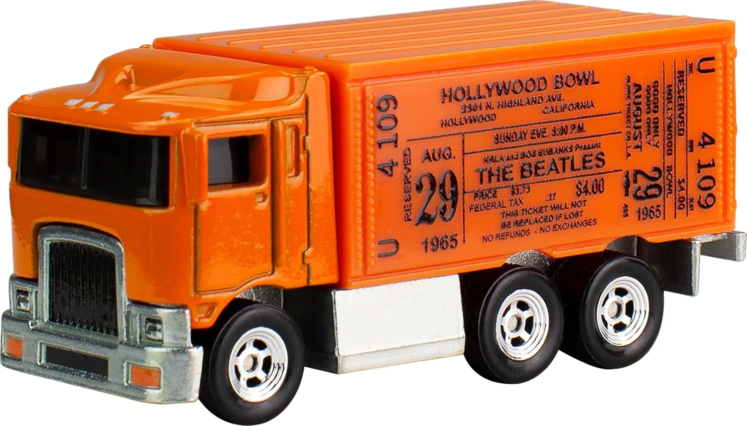 Hot Wheels Premium - The Beatles Hiway Hauler Orange Series Pop Culture - Scala 1/64 - Image 2