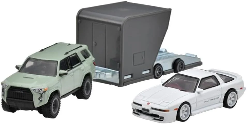 Hot Wheels Premium - Toyota ‘18 4Runner and Toyota ‘89 Supra - Series Car Culture Team Transport - Scala 1/64 - Image 2