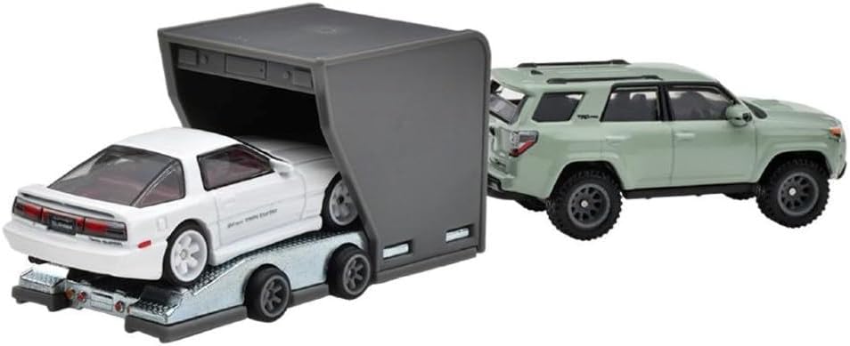 Hot Wheels Premium - Toyota ‘18 4Runner and Toyota ‘89 Supra - Series Car Culture Team Transport - Scala 1/64 - Image 3