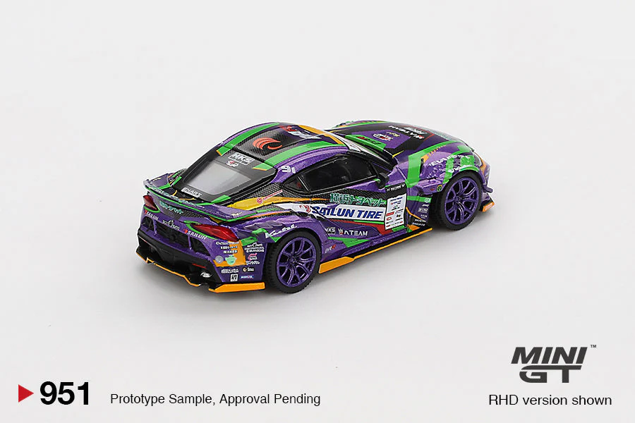 Mini GT - Toyota GR Supra KUHL 2021 D1GP Evangelion Racing - Scala 1/64 MGT00951-BL - Image 3
