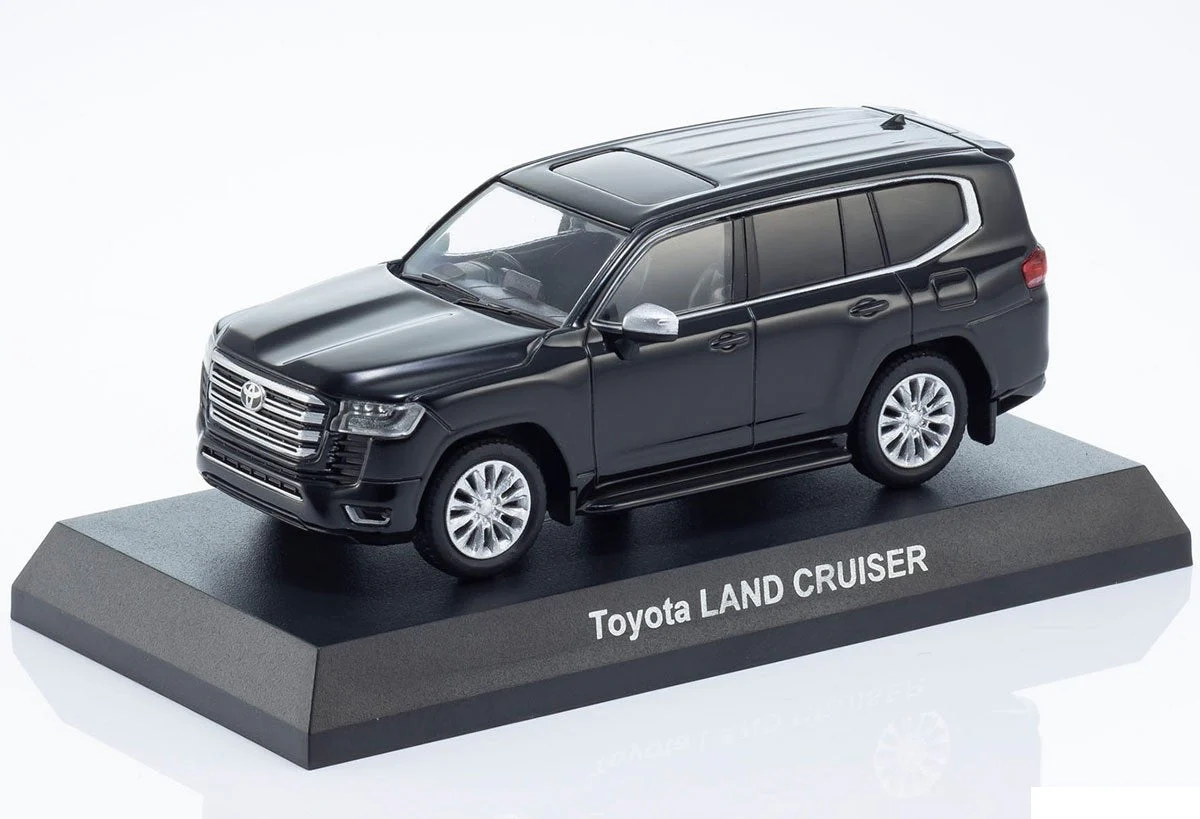 Kyosho - Toyota Land Cruiser 300 Black - Mini Car & Book - Scala 1/64 - Image 2