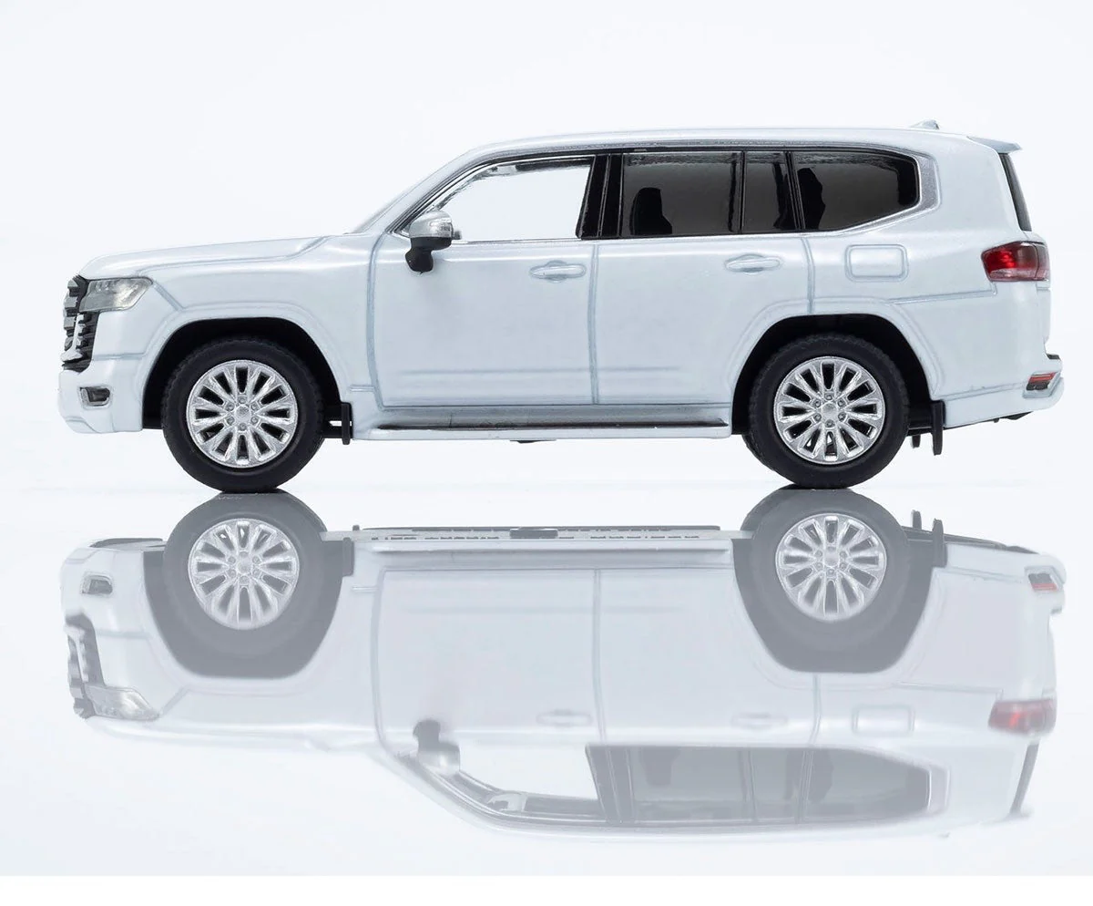 Kyosho - Toyota Land Cruiser 300 White - Mini Car & Book - Scala 1/64 - Image 4
