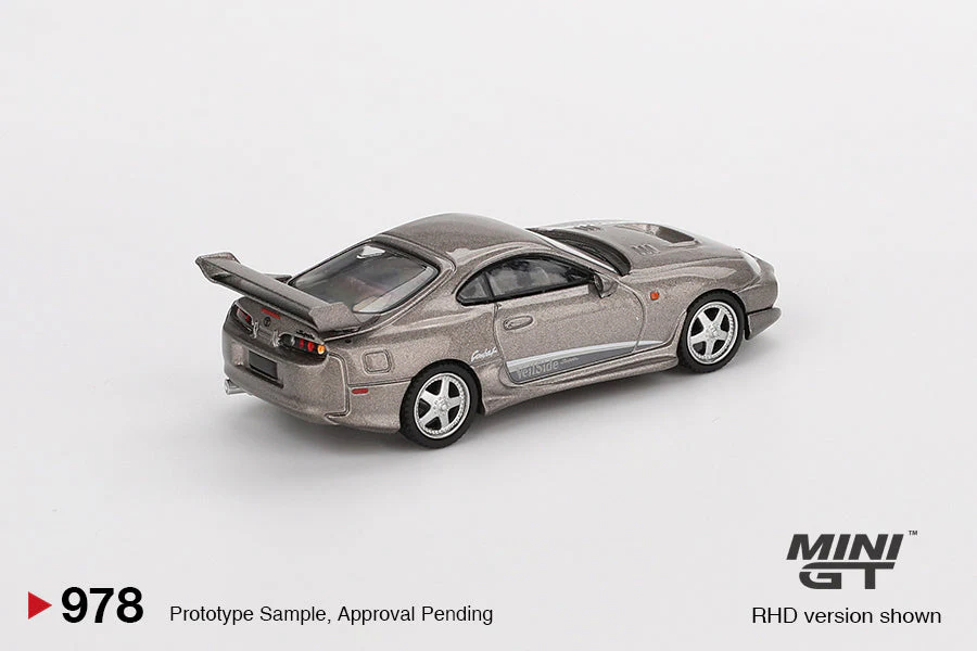 Mini GT - Toyota Supra MK4 (A80) Veilside Combat V-II Grey 2011 - Scala 1/64 MGT00978-BL Blister Packing - Image 3