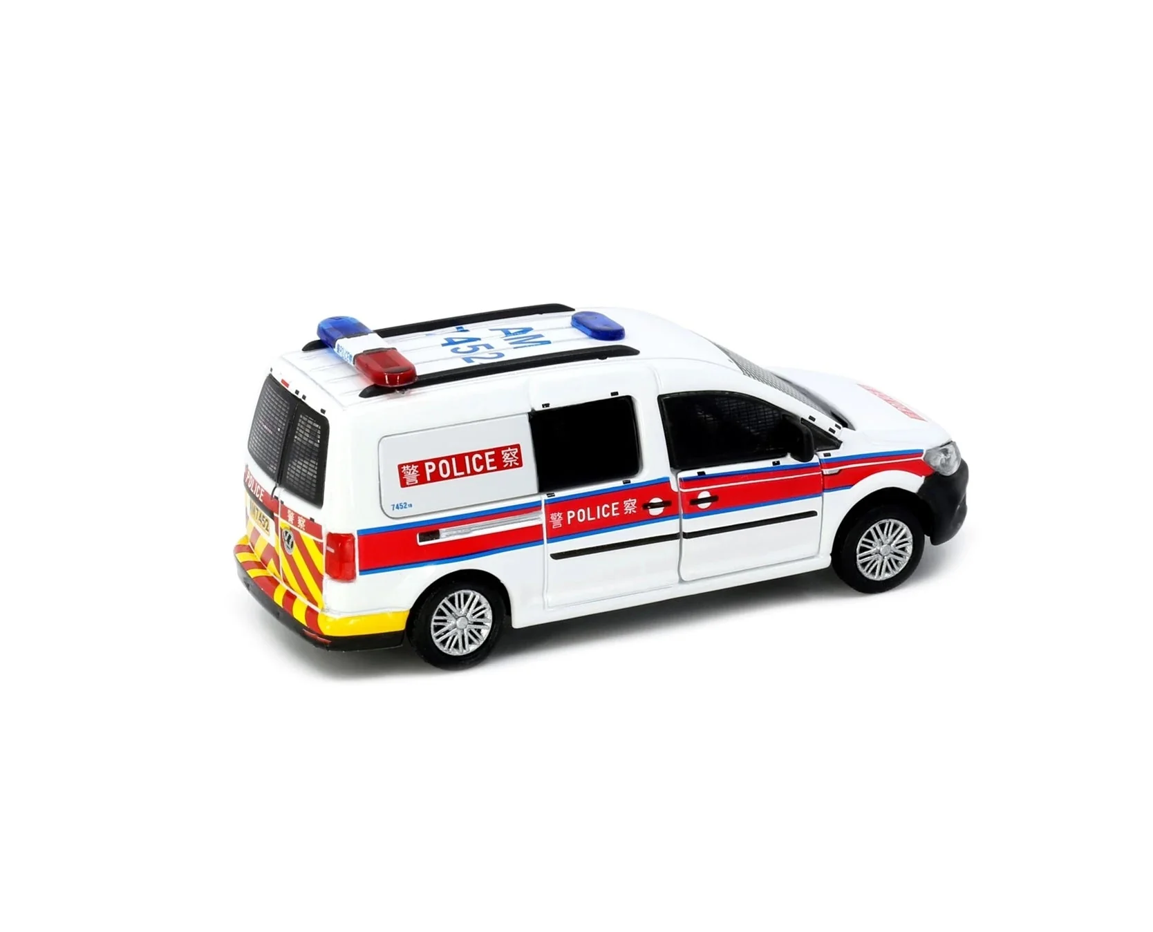 Tiny - Volkswagen Caddy Police (AM7452) - Scala 1/64 - Image 3