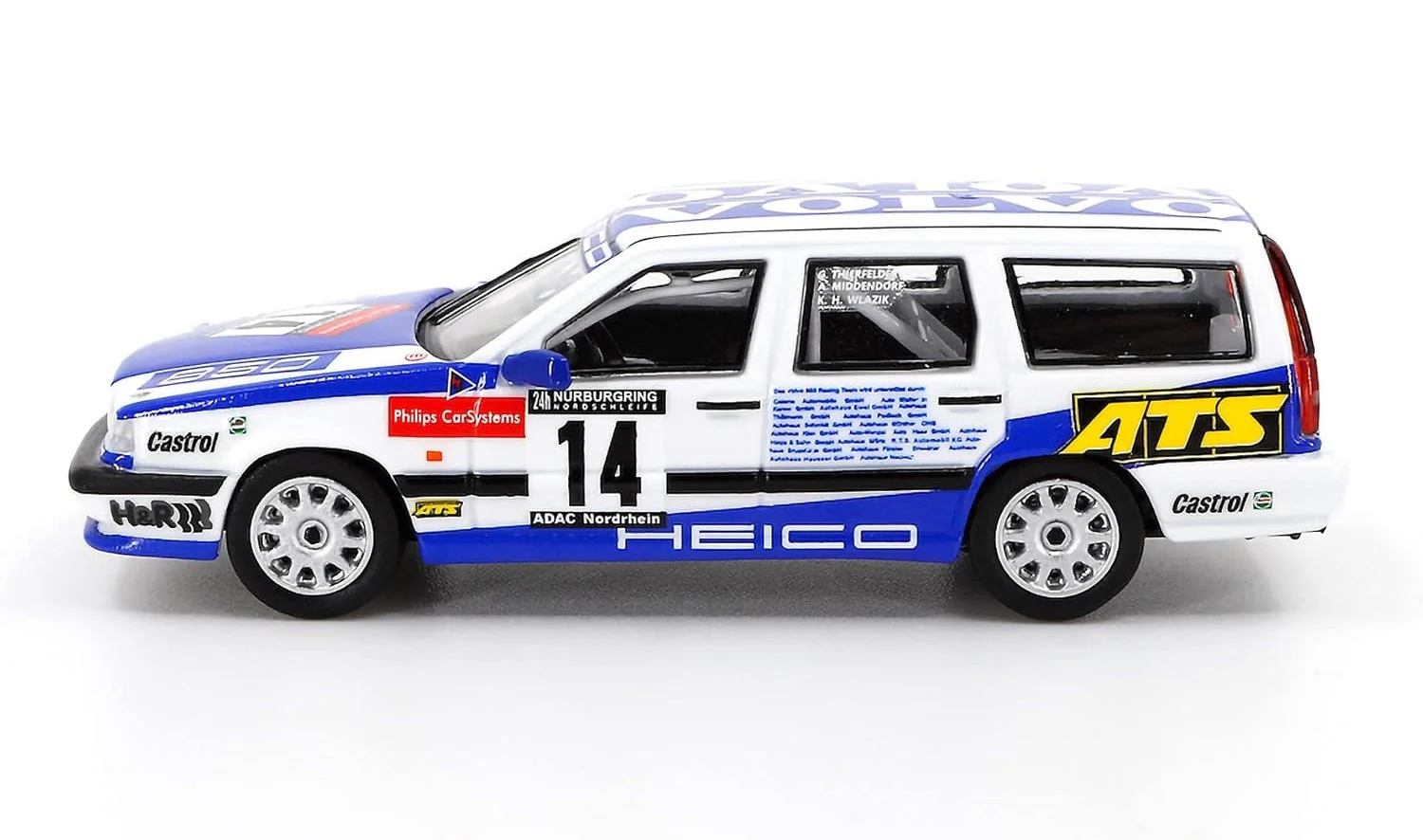 Pop Race - Volvo 850 24h Nurburgring 1996 Heico Motorsport #12 - Scala 1/64 PR64-850-96N2412 - Image 4