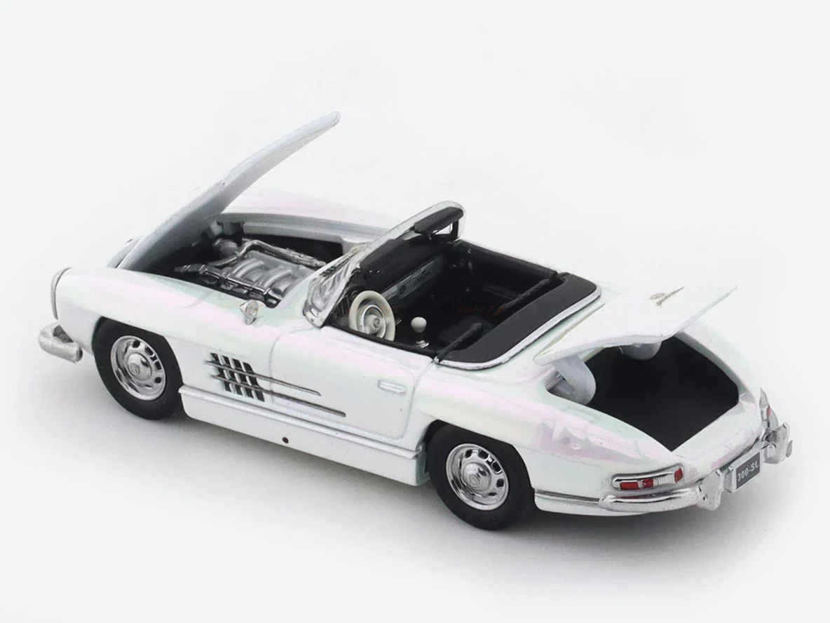 YS Models - 1957 Mercedes-Benz 300SL Roadster pearl white - Scala 1/64 - Image 2